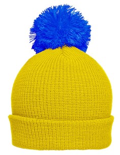 M-MB7967-Pompon Hat With Brim 2